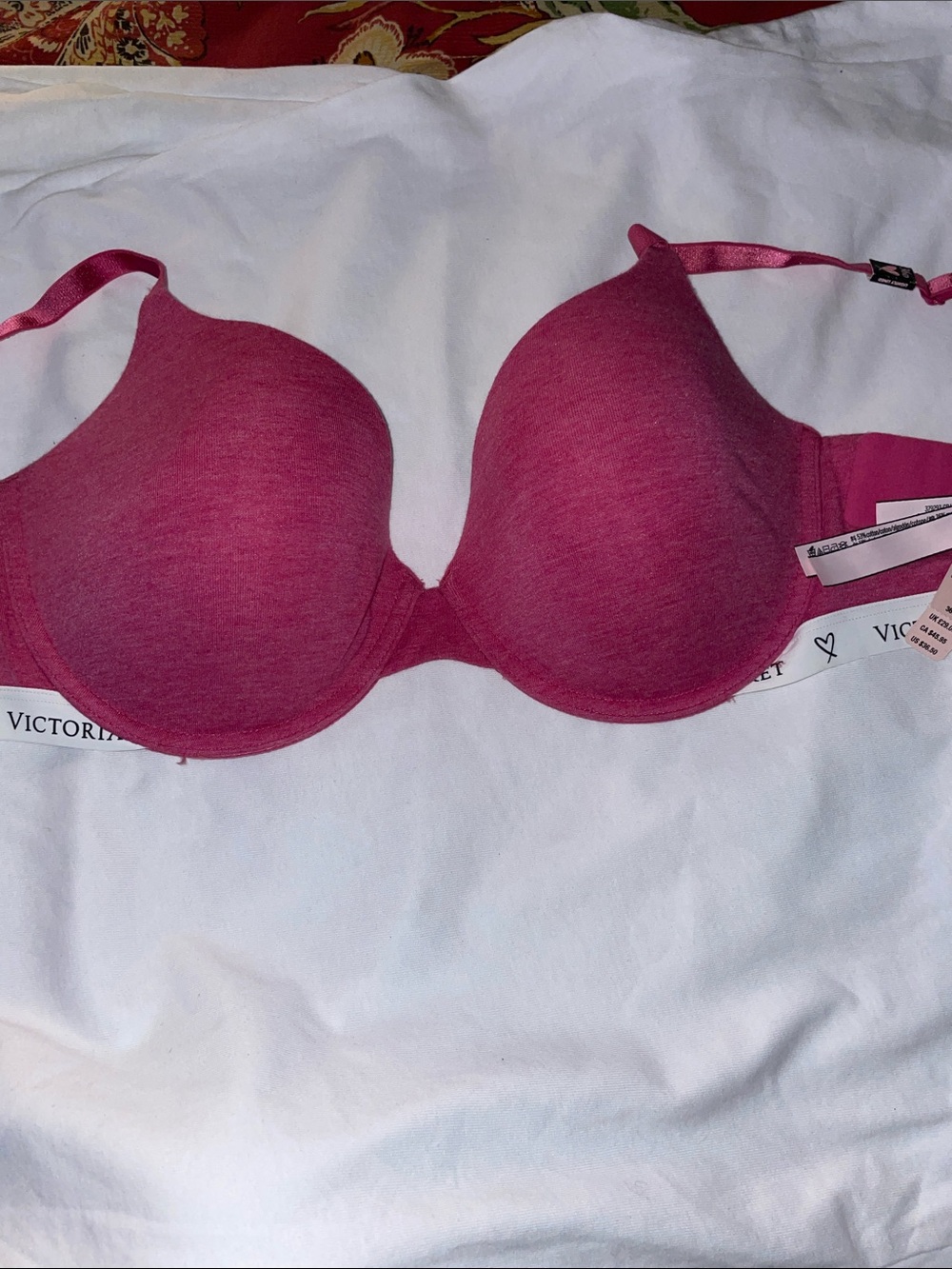 Victoria's Secret Hot Pink T-Shirt Bra